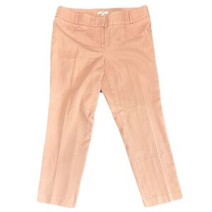 LOFT Marisa Pant Summer Trouser Salmon Pink Cropped 10
